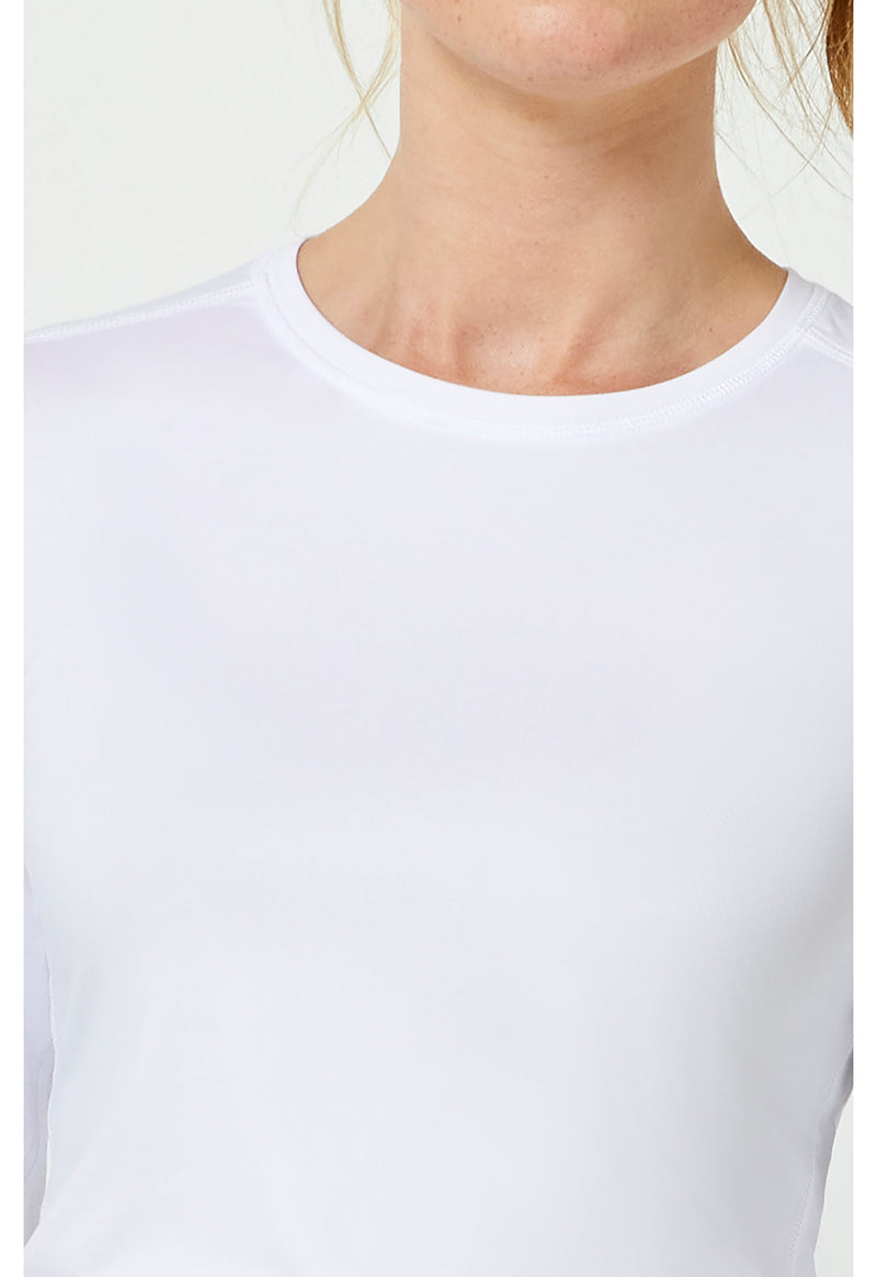 White - Performance Knit Tee (View 2)