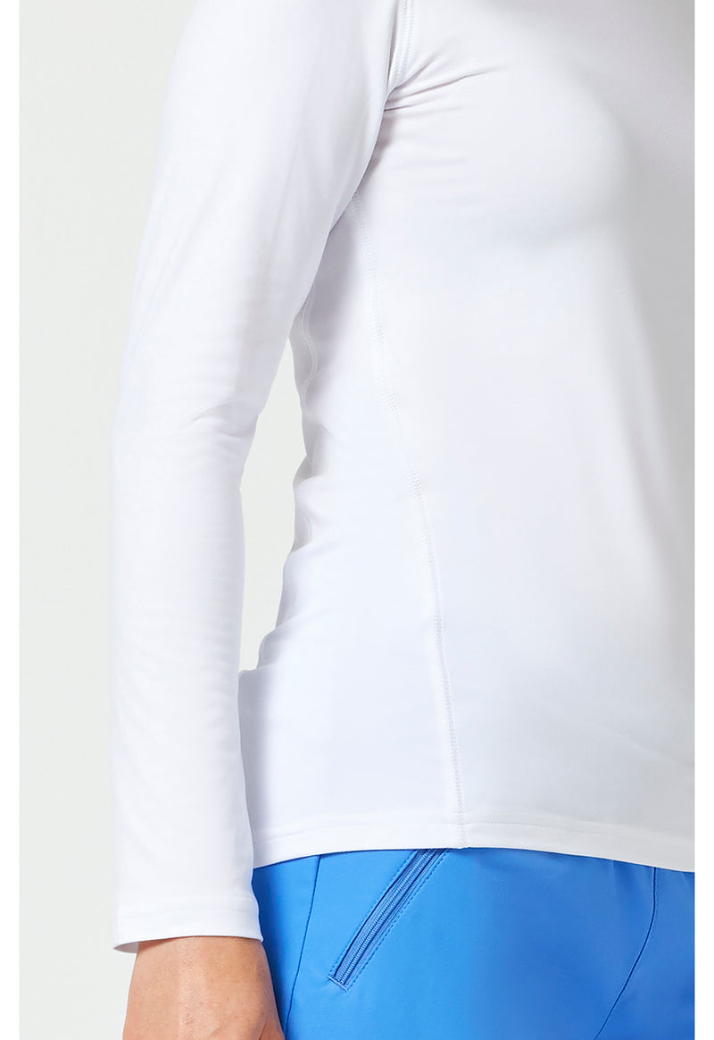 White - Performance Knit Tee (View 3)