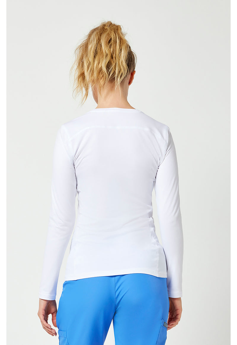 White - Performance Knit Tee (Back)