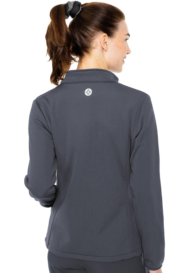 pewter - Performance Fleece Jacket (Back)