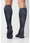 Pewter Diamond - Knee High 15-20 mmHg Compression (Back)