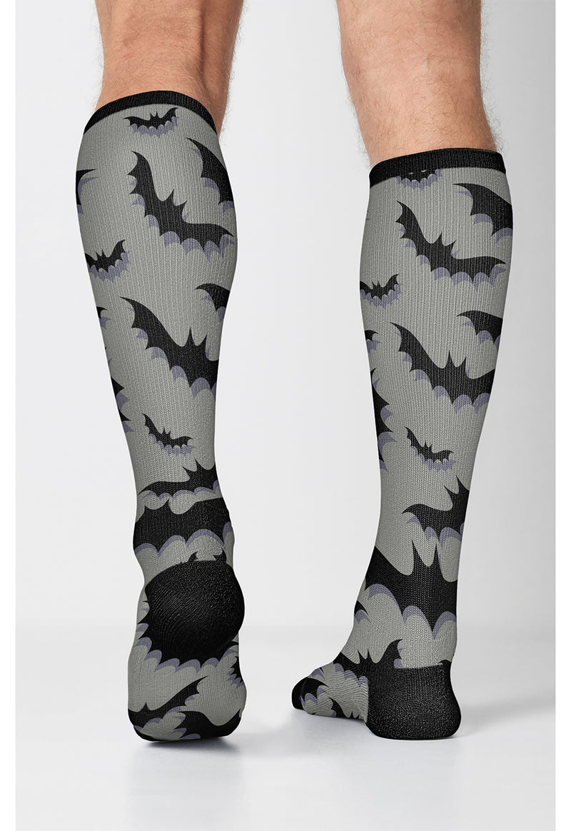 Bat Crazy - Men's 10-15mmHg Compression Socks (Back)