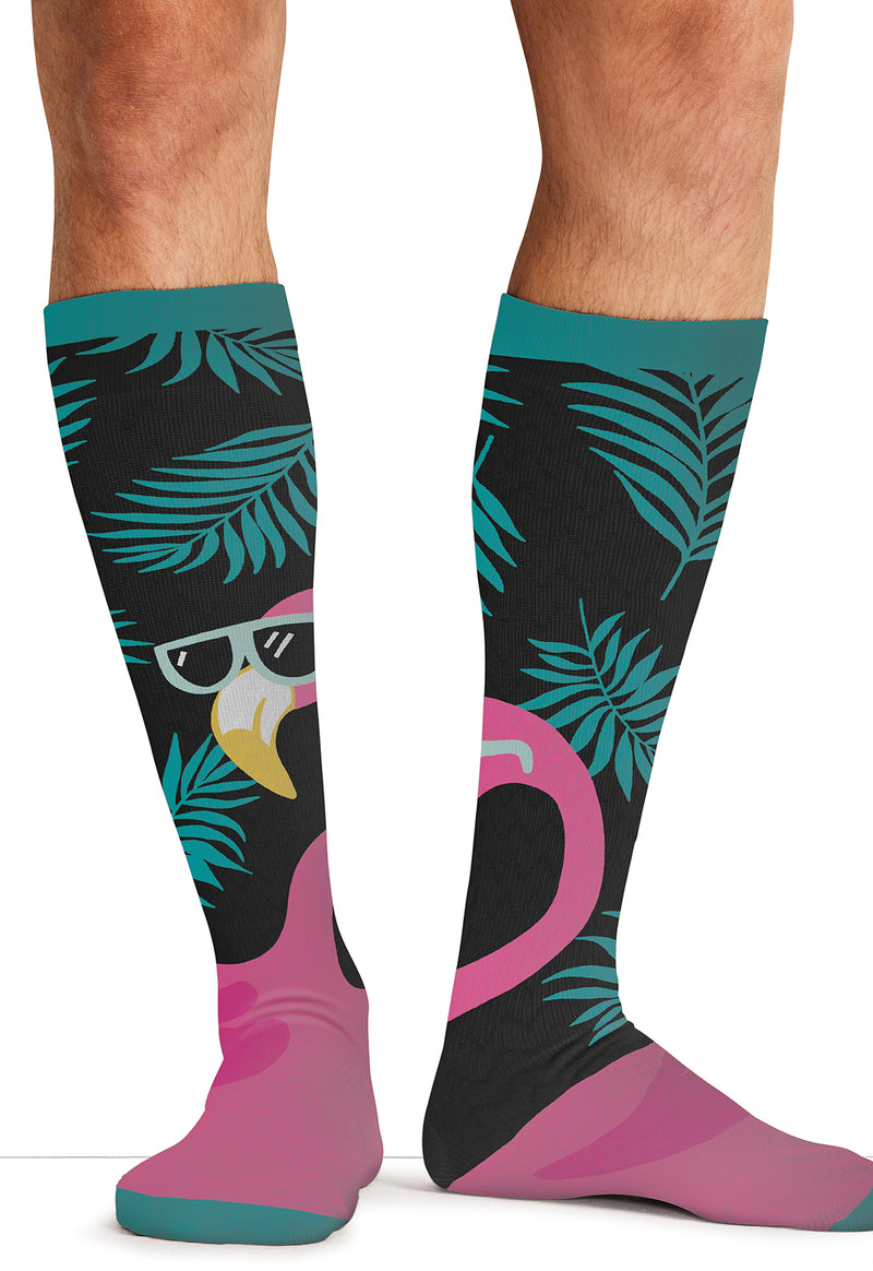Cool Flamingo - Men's 10-15mmHg Compression Socks