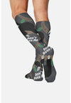 Don't Rush Me - Men's 10-15mmHg Compression Socks (Back)