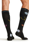 Football Fun - Men's 10-15mmHg Compression Socks (Back)