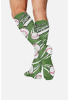 Pitchers Be Trippin - Men's 10-15mmHg Compression Socks (Back)