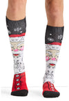 Santa Smiles - Men's 10-15mmHg Compression Socks