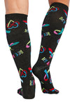 Bee Au-Some - Women's 10-15mmHg Compression Socks (Back)