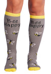 Bee Happy - Women's 10-15mmHg Compression Socks