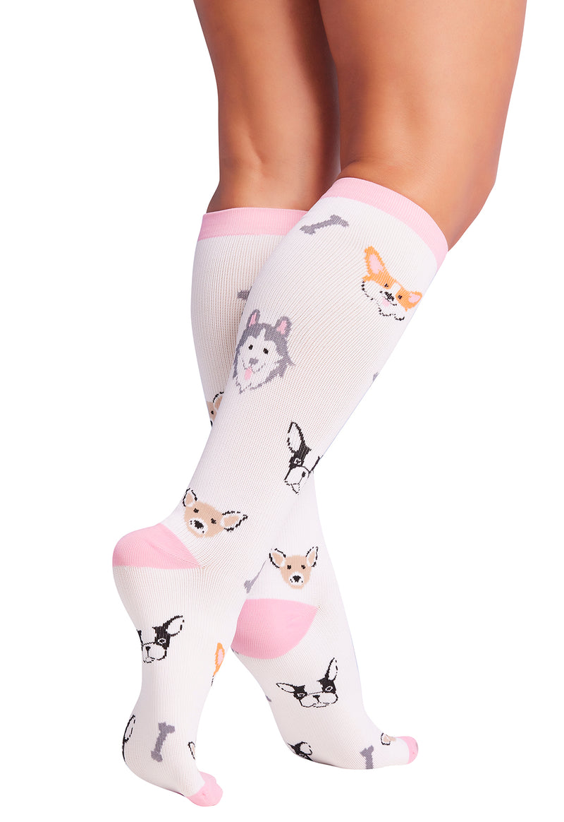 Dog Love - Women's 10-15mmHg Compression Socks (Back)