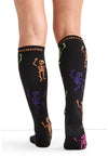 Dancing Skeletons - Women's 10-15mmHg Compression Socks (Back)