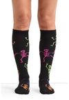 Dancing Skeletons - Women's 10-15mmHg Compression Socks