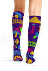 Fungi - Women's 10-15mmHg Compression Socks (Back)