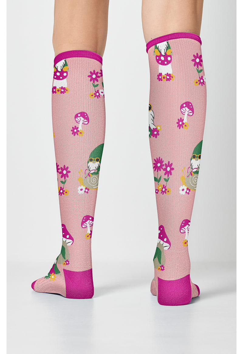 Gnomes At Home - Women's 10-15mmHg Compression Socks (Back)