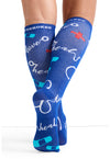 Healing Thoughts - Women's 10-15mmHg Compression Socks (Back)
