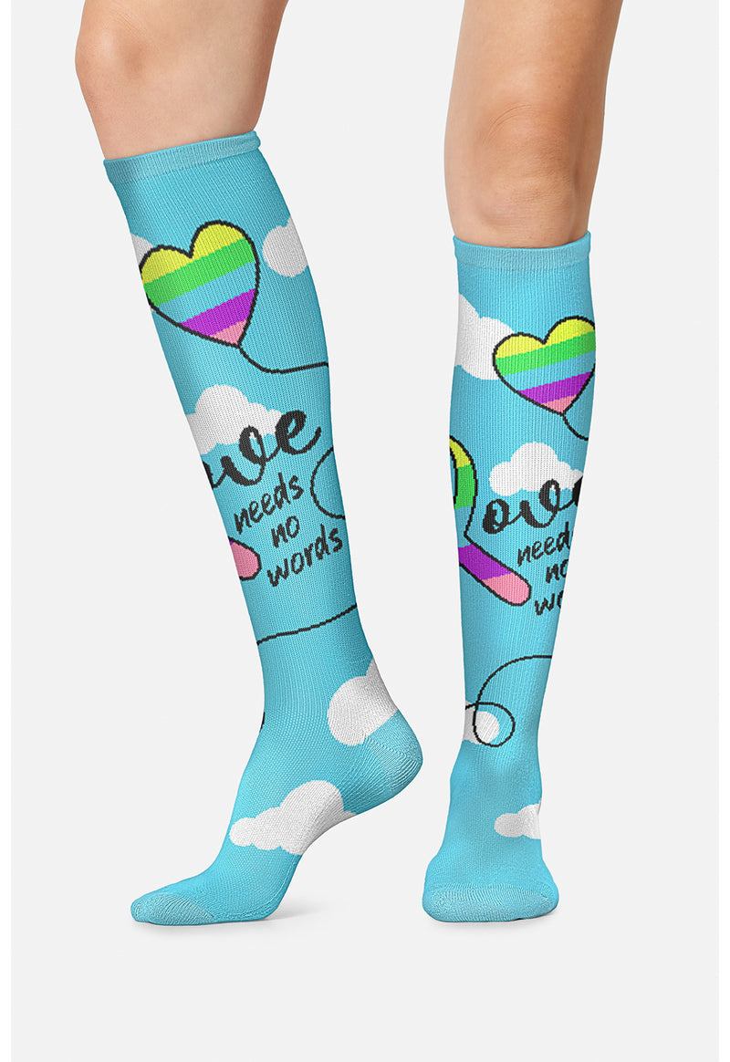 Love Is In The Air - Women's 10-15mmHg Compression Socks