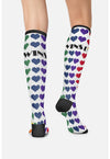 Love Wins - Women's 10-15mmHg Compression Socks (Back)