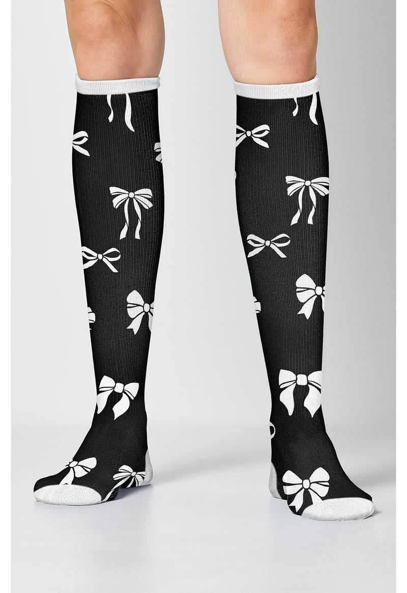 Romantic Bows - Women's 10-15mmHg Compression Socks