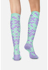 Shimmer & Shine - Women's 10-15mmHg Compression Socks (Back)