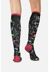 Shine Bright - Women's 10-15mmHg Compression Socks (Back)