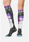 Snowman Love - Women's 10-15mmHg Compression Socks