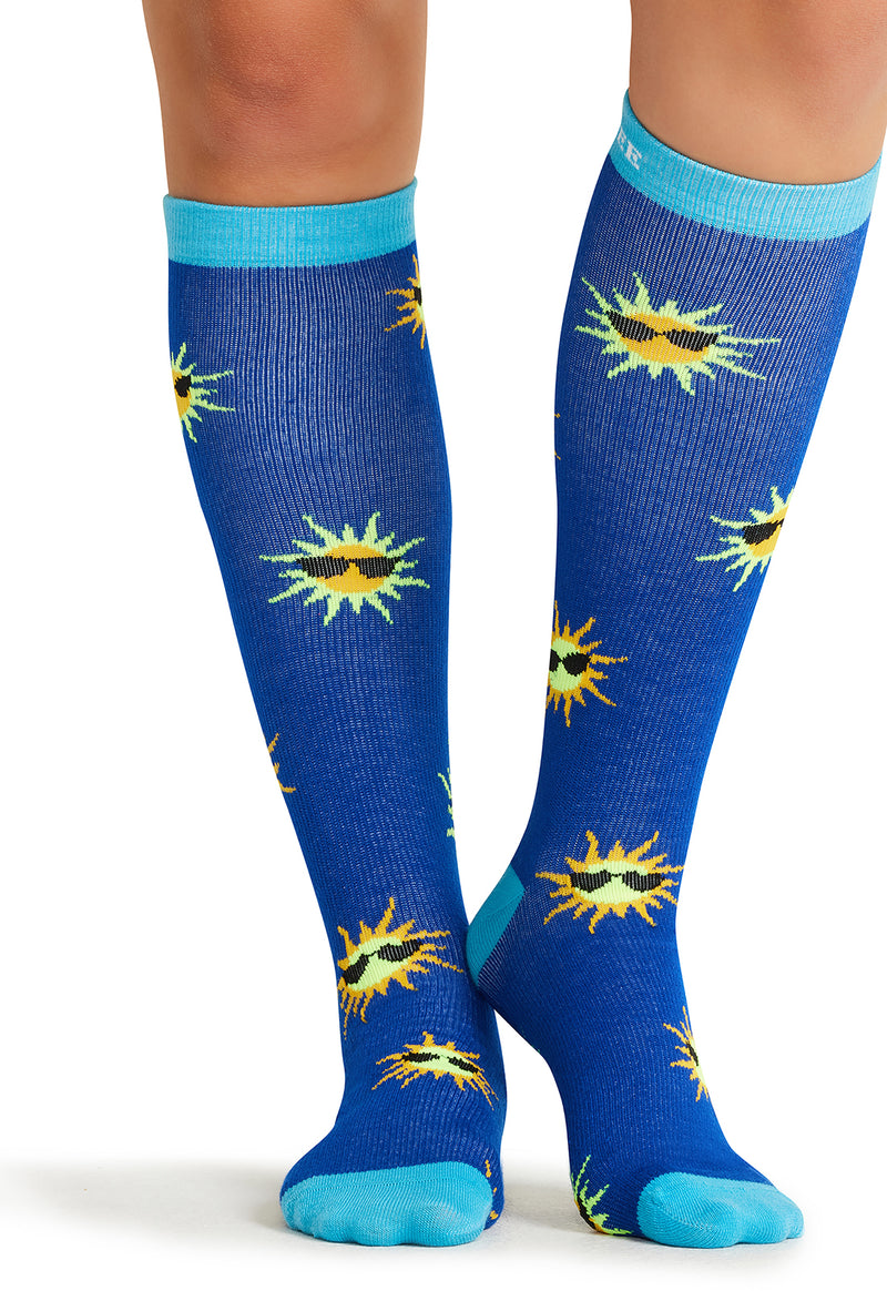 Sunny Days - Women's 10-15mmHg Compression Socks