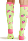 Strawberry Patch - Women's 10-15mmHg Compression Socks (Back)