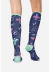 Symbols of Care - Women's 10-15mmHg Compression Socks (Back)