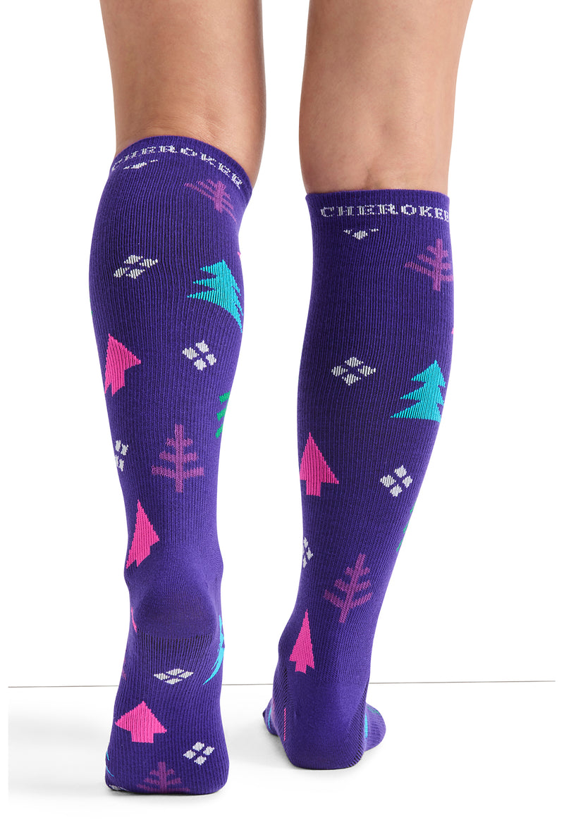 Trees Galore - Women's 10-15mmHg Compression Socks (Back)
