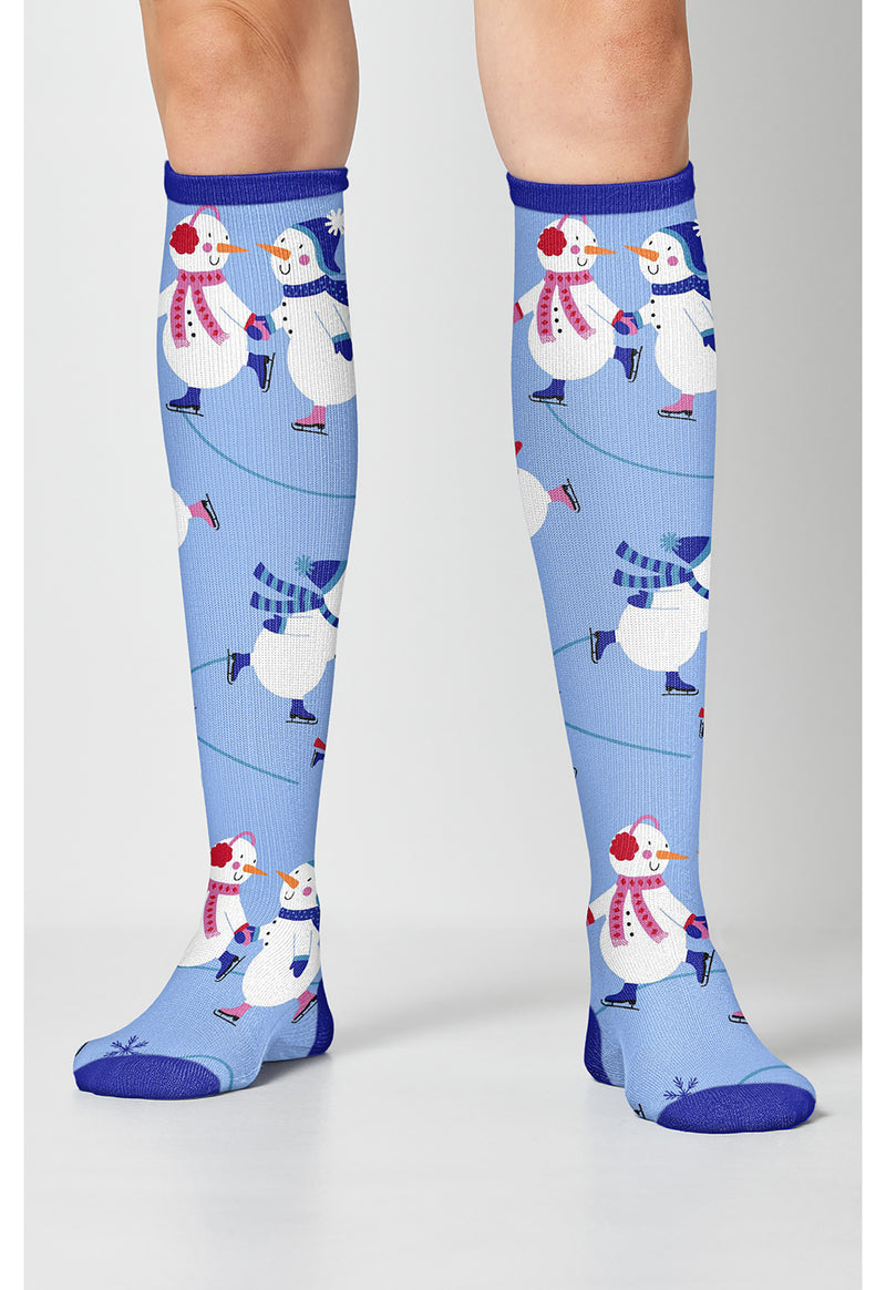 Winter Wonderland - Women's 10-15mmHg Compression Socks