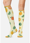 Zest Of Citrus - Women's 10-15mmHg Compression Socks