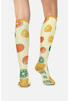 Zest Of Citrus - Women's 10-15mmHg Compression Socks (Back)