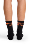 black/vivid orange - Athletic Crew Socks (Back)