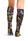 Girls Can - Knee High 8-15mmHg Compression Socks (Back)