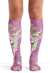 Moonlit Path - Knee High 8-15mmHg Compression Socks