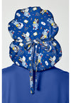 Nurse Bluey - Unisex Print Bouffant Scrubs Hat (Back)