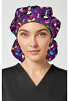 Yummy Freeze - Unisex Print Bouffant Scrubs Hat