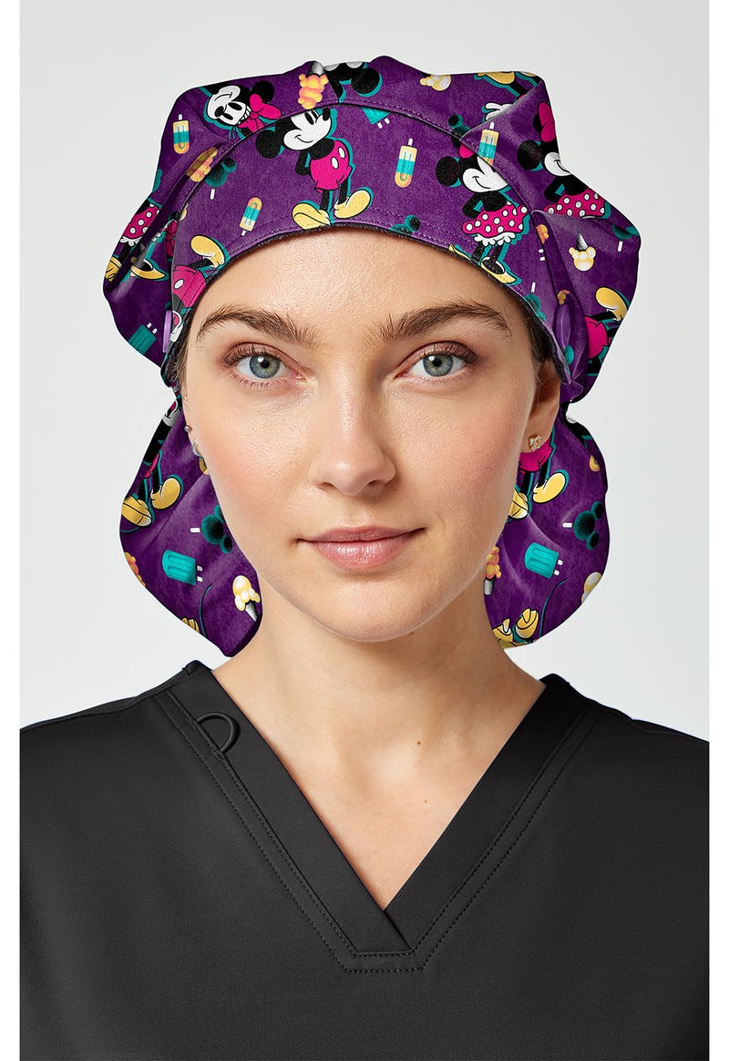Yummy Freeze - Unisex Print Bouffant Scrubs Hat
