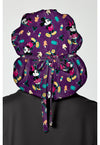 Yummy Freeze - Unisex Print Bouffant Scrubs Hat (Back)