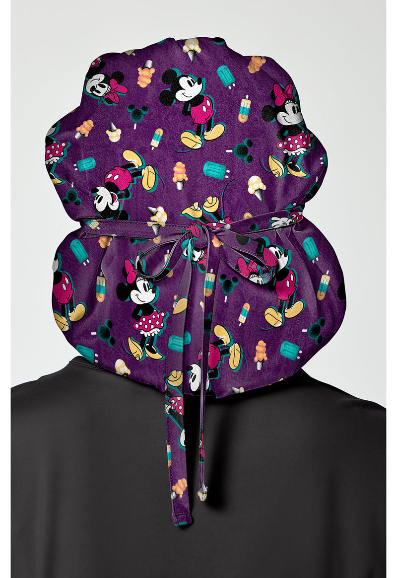 Yummy Freeze - Unisex Print Bouffant Scrubs Hat (Back)