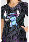Stitch Too Cool - V-Neck Print Top (View 2)
