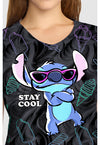 Stitch Too Cool - V-Neck Print Top (View 4)
