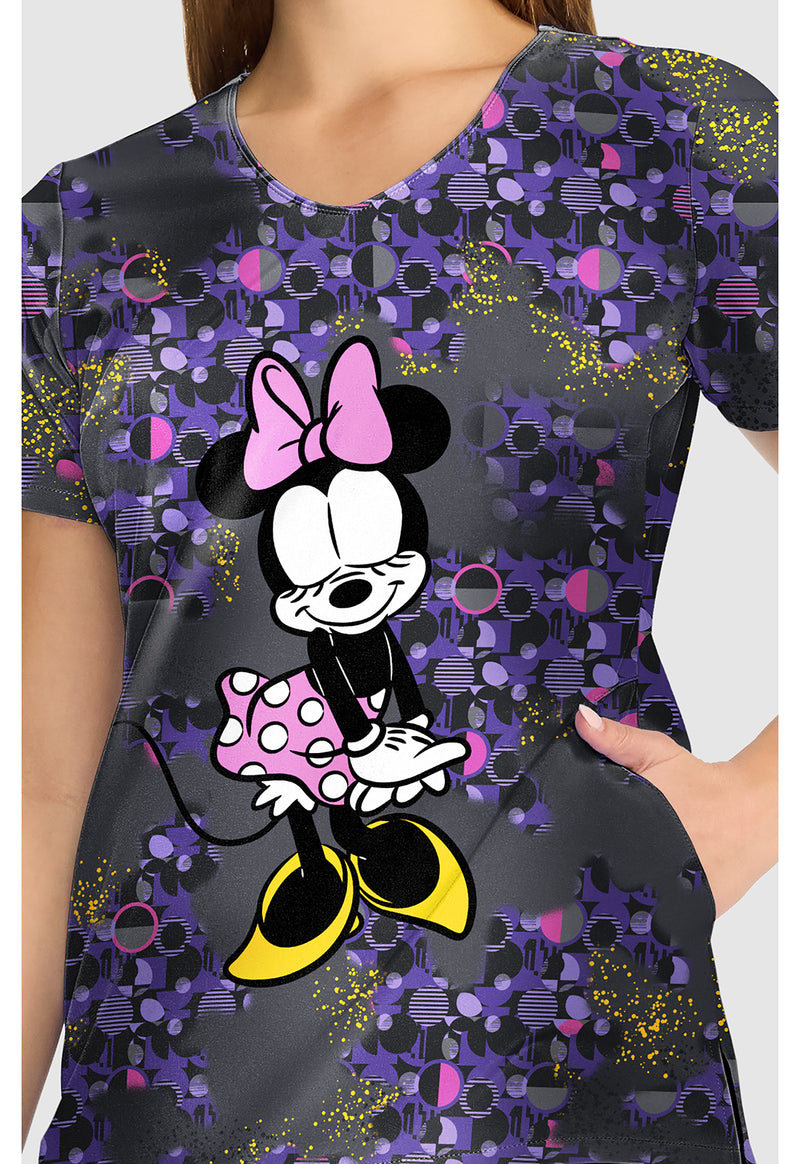 Feeling Flirty - V-Neck Print Top (View 2)