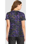 Feeling Flirty - V-Neck Print Top (Back)