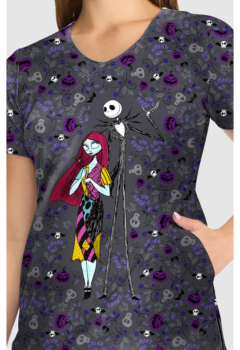 Full Of Spirit - V-Neck Print Top (View 2)