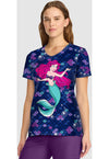 Tale Of A Mermaid - V-Neck Print Top