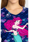 Tale Of A Mermaid - V-Neck Print Top (View 2)