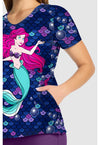 Tale Of A Mermaid - V-Neck Print Top (View 4)