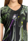 Dark Clouds - V-Neck Print Top (View 2)