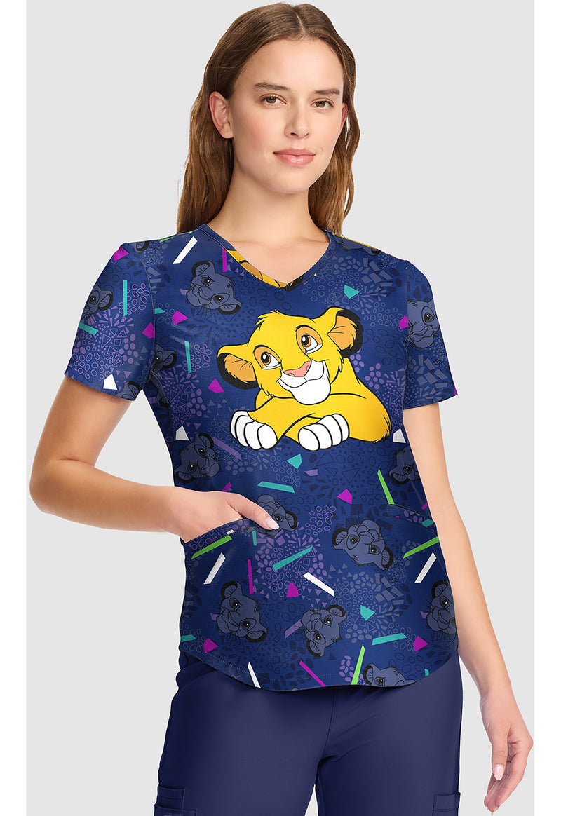 My Big Heart - V-Neck Print Top
